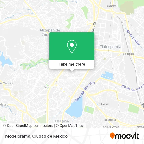 Modelorama map