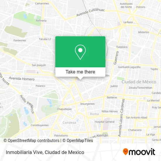 Inmobiliaria Vive map