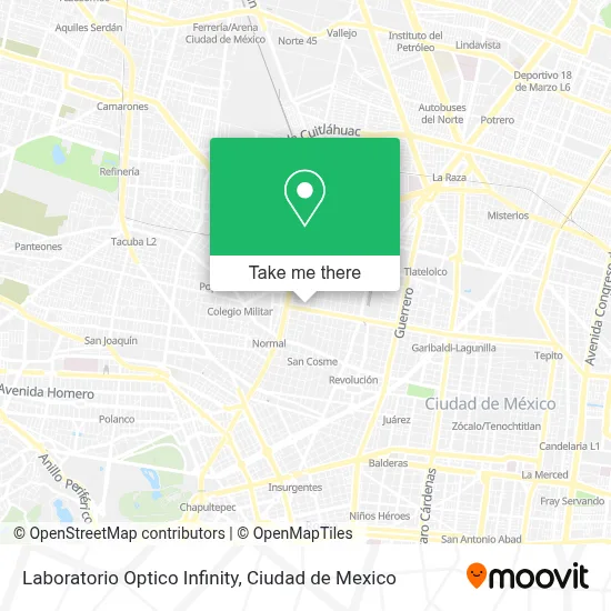 Laboratorio Optico Infinity map