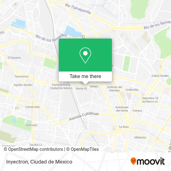 Inyectron map