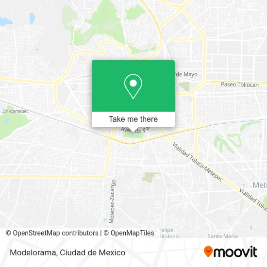 Modelorama map