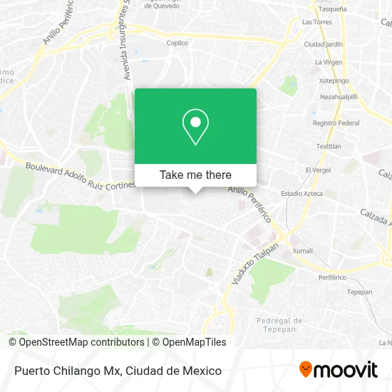 Puerto Chilango Mx map