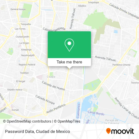 Password Data map
