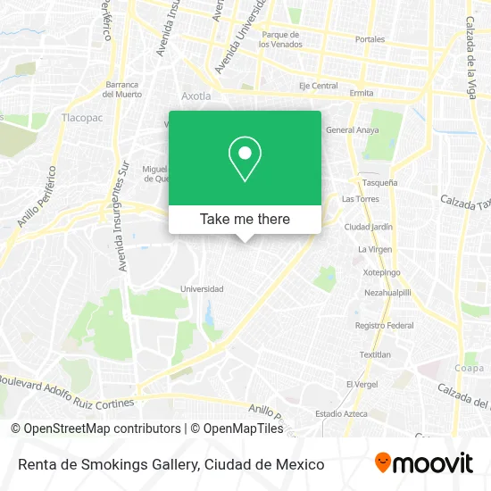 Renta de Smokings Gallery map