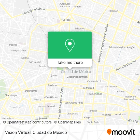 Vision Virtual map