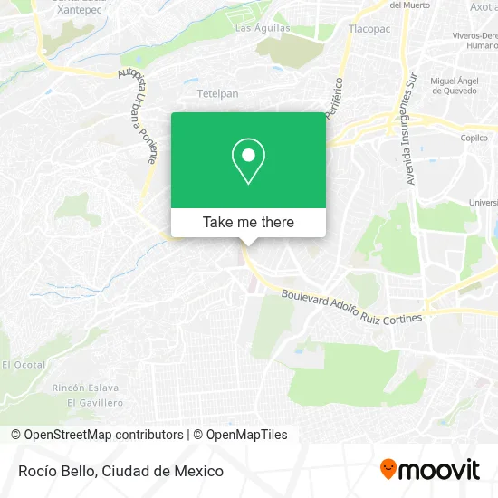 Rocío Bello map
