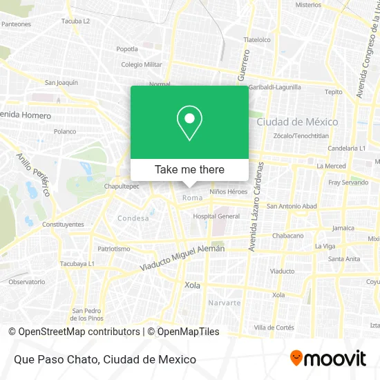 Que Paso Chato map