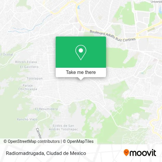 Radiomadrugada map