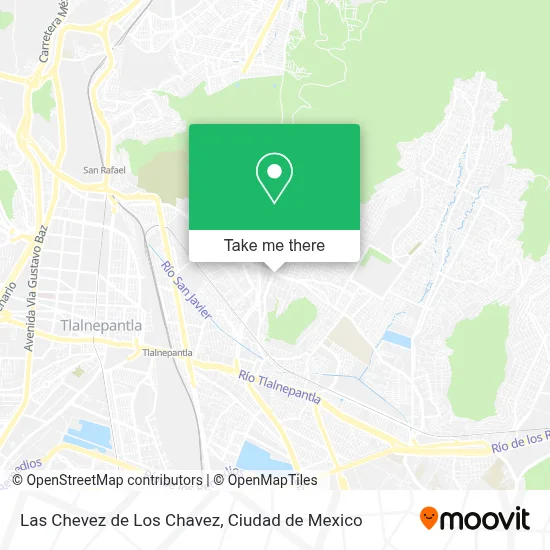Las Chevez de Los Chavez map