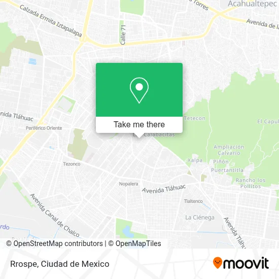 Rrospe map