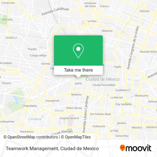 Teamwork Management map