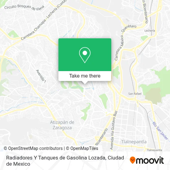 Radiadores Y Tanques de Gasolina Lozada map