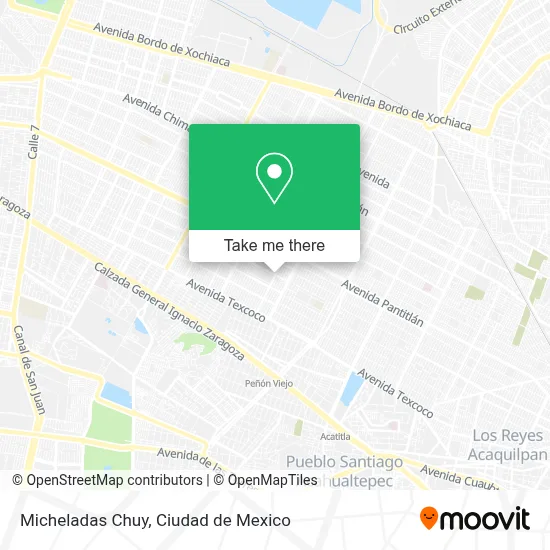 Micheladas Chuy map