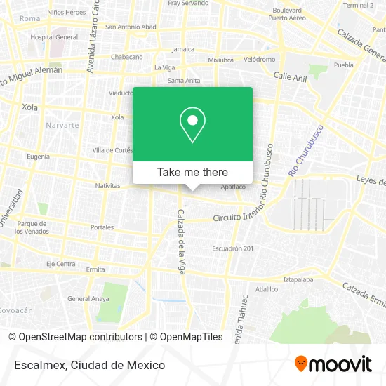 Escalmex map