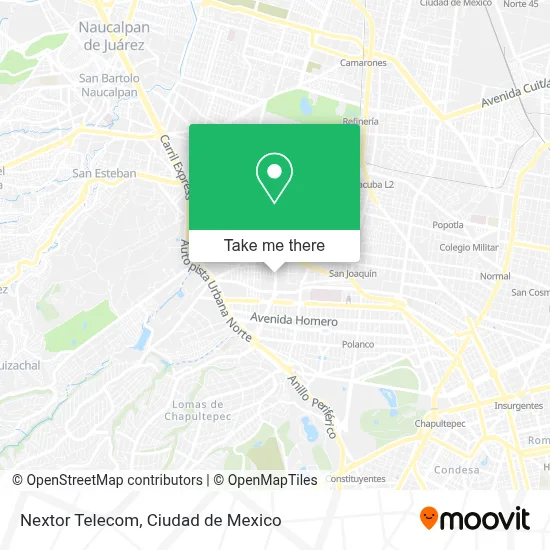 Nextor Telecom map