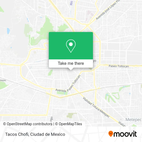 Tacos Chofi map