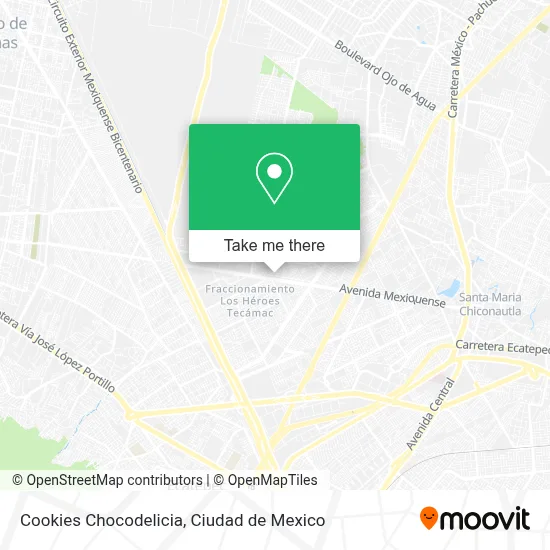 Cookies Chocodelicia map