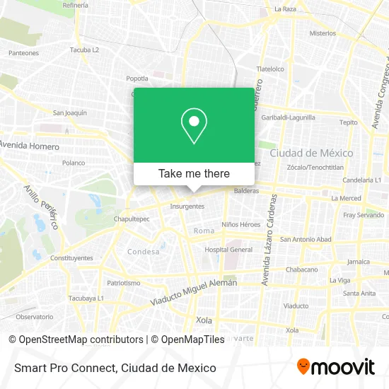 Smart Pro Connect map