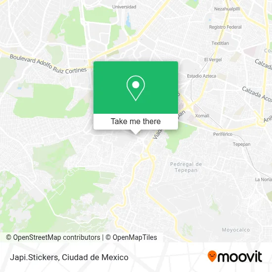 Japi.Stickers map