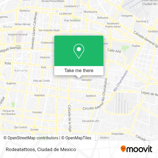 Rodeatattoos map