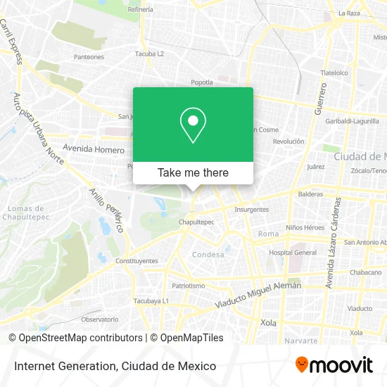 Internet Generation map