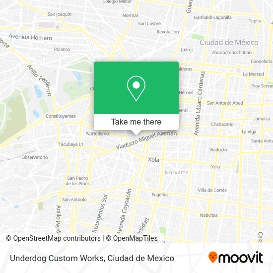 Underdog Custom Works map