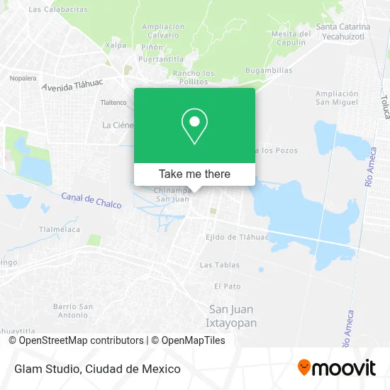 Glam Studio map