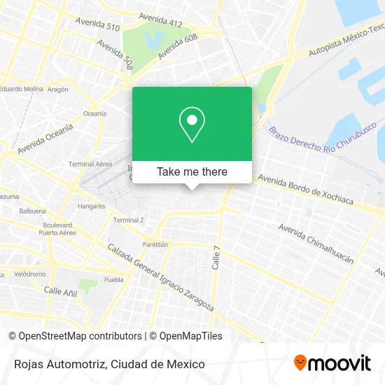 Rojas Automotriz map
