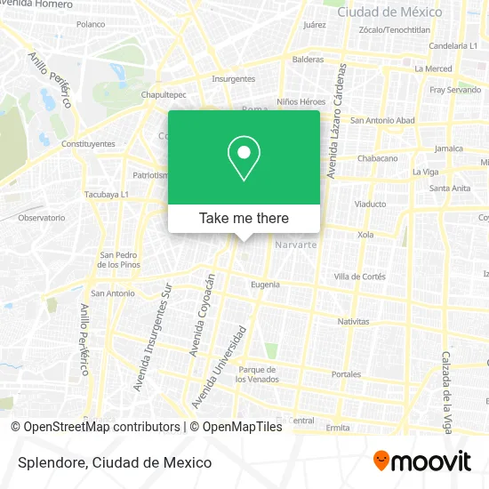 Splendore map