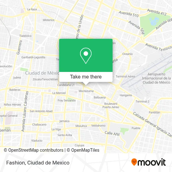 Moda map