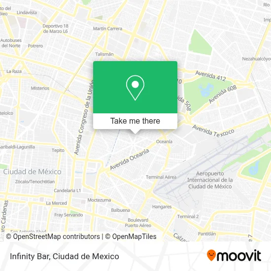Infinity Bar map