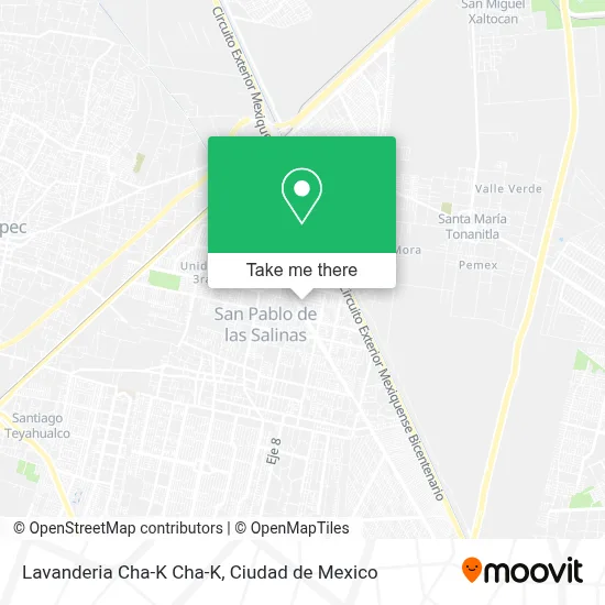 Lavanderia Cha-K Cha-K map