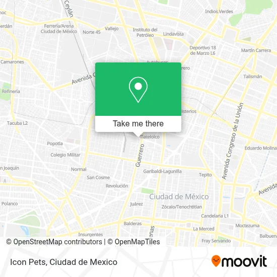 Icon Pets map
