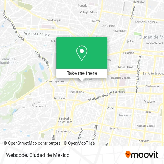 Webcode map
