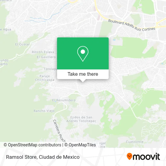 Ramsol Store map