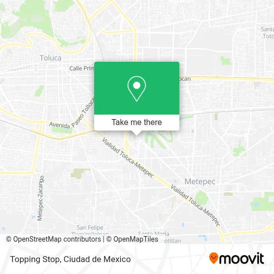 Topping Stop map