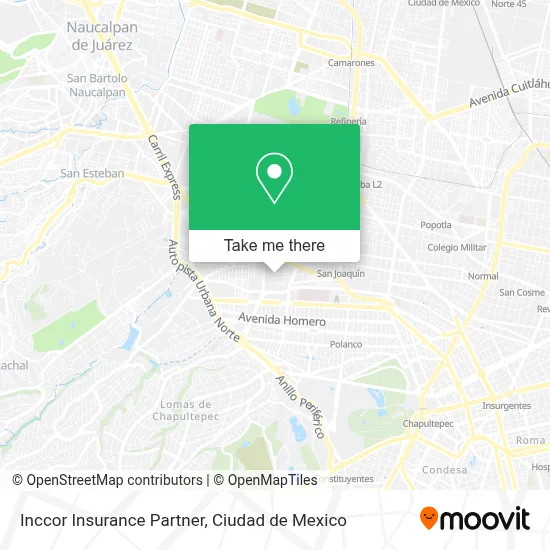 Inccor Insurance Partner map