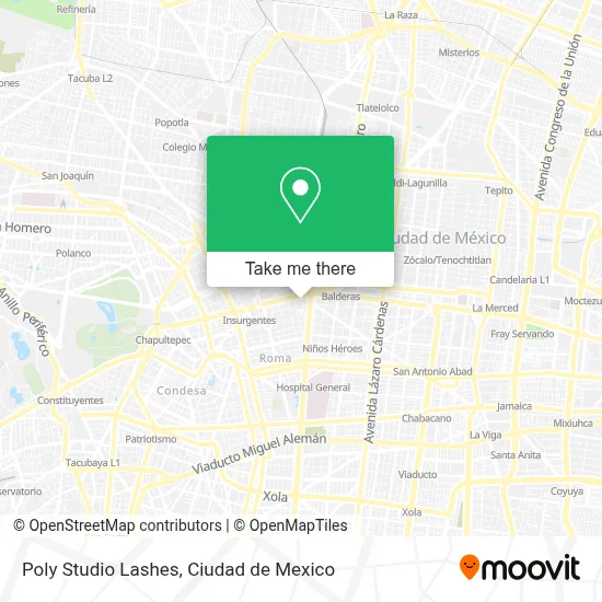 Poly Studio Lashes map