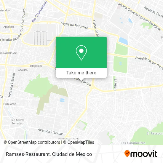 Ramses-Restaurant map