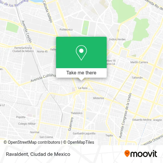 Ravaldent map
