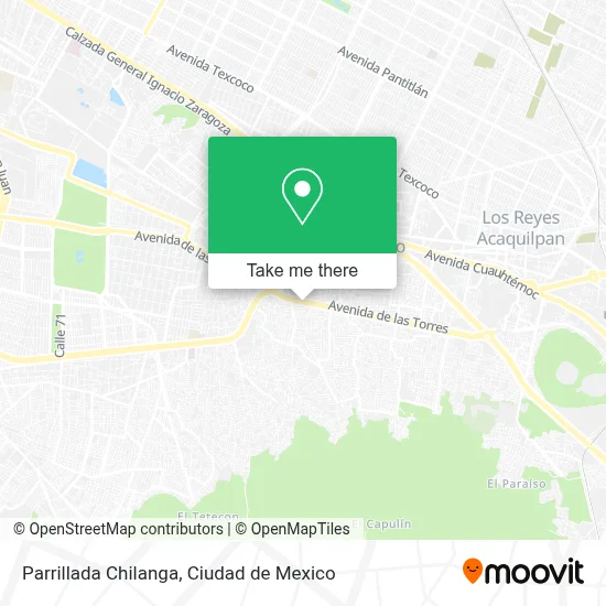 Parrillada Chilanga map