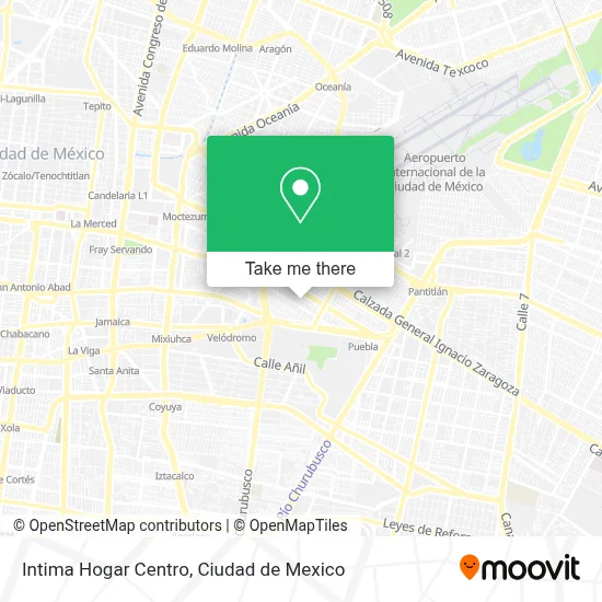 Intima Hogar Centro map