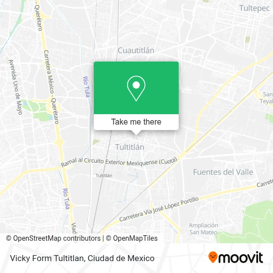 Vicky Form Tultitlan map