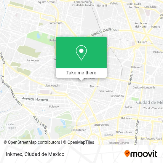 Inkmex map
