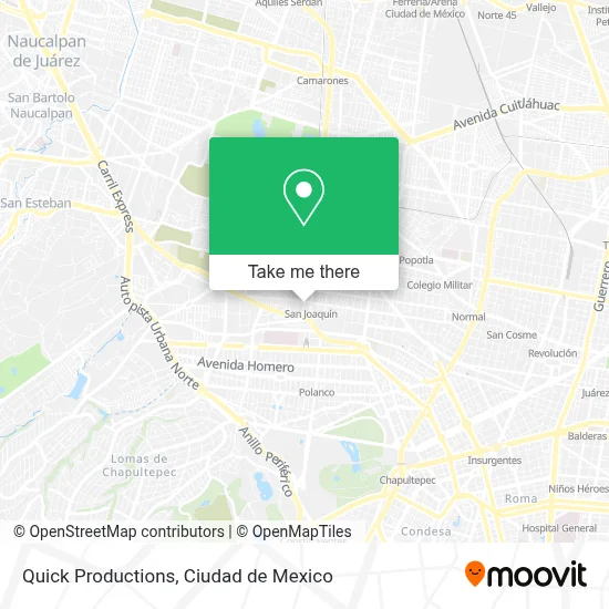 Quick Productions map