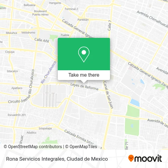 Rona Servicios Integrales map