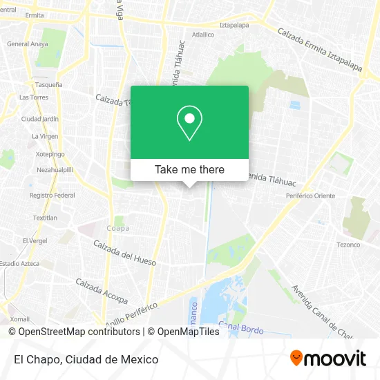 El Chapo map