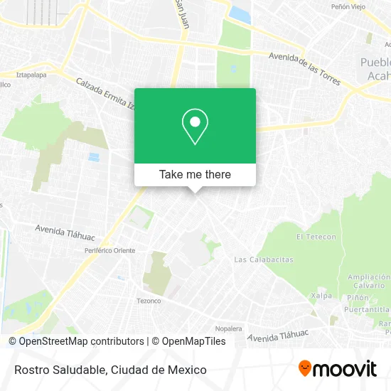 Rostro Saludable map