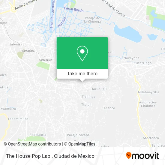 The House Pop Lab. map