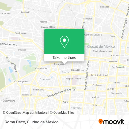 Roma Deco map